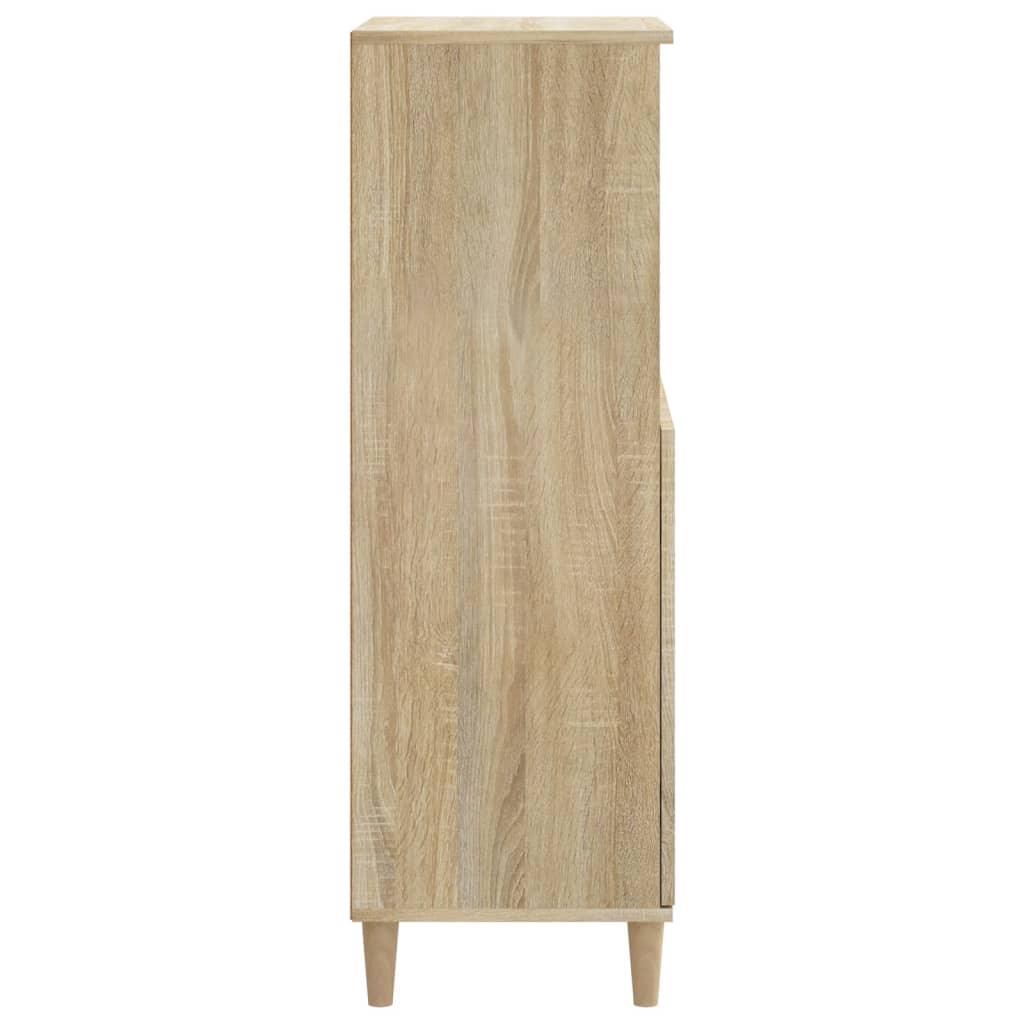 Hoge kast 60x36x110 cm bewerkt hout