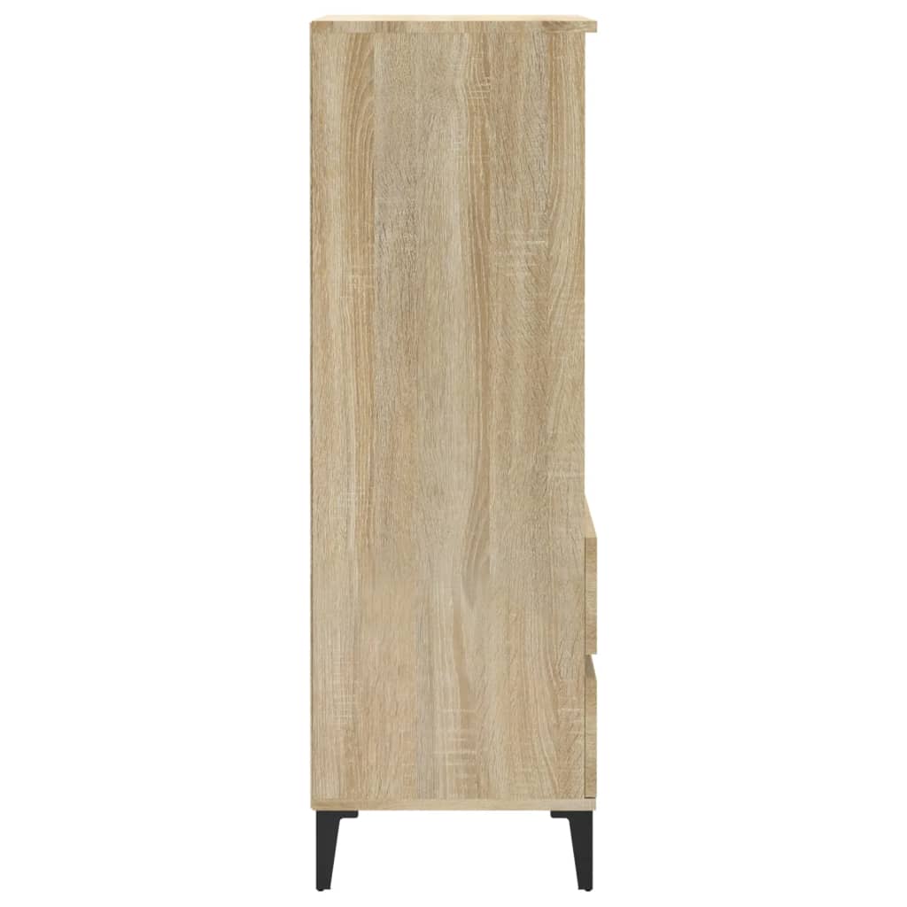 Hoge kast 40x36x110 cm bewerkt hout