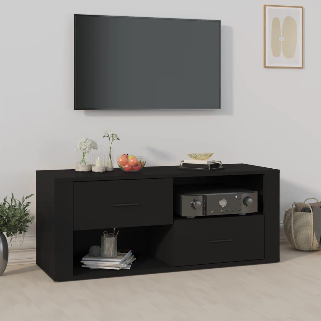 Tv-meubel 100x35x40 cm bewerkt hout