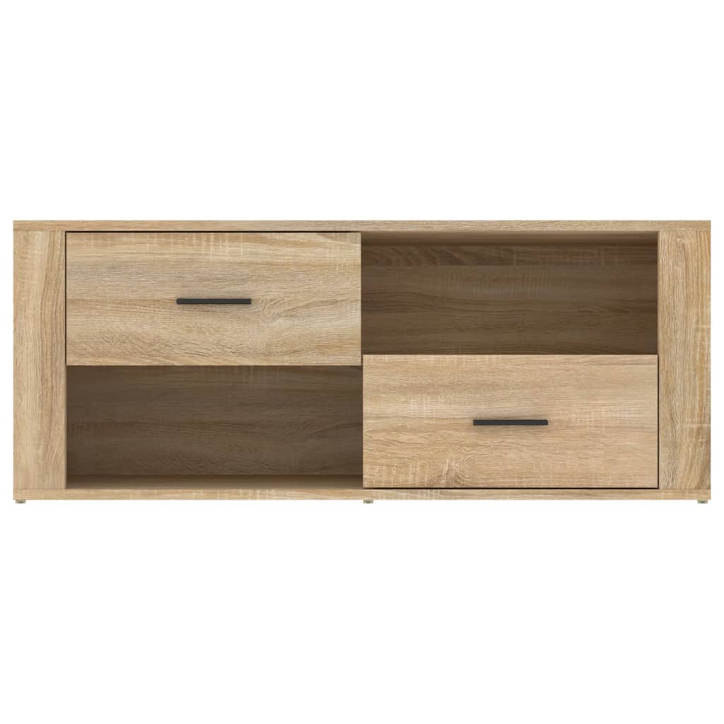 Tv-meubel 100x35x40 cm bewerkt hout