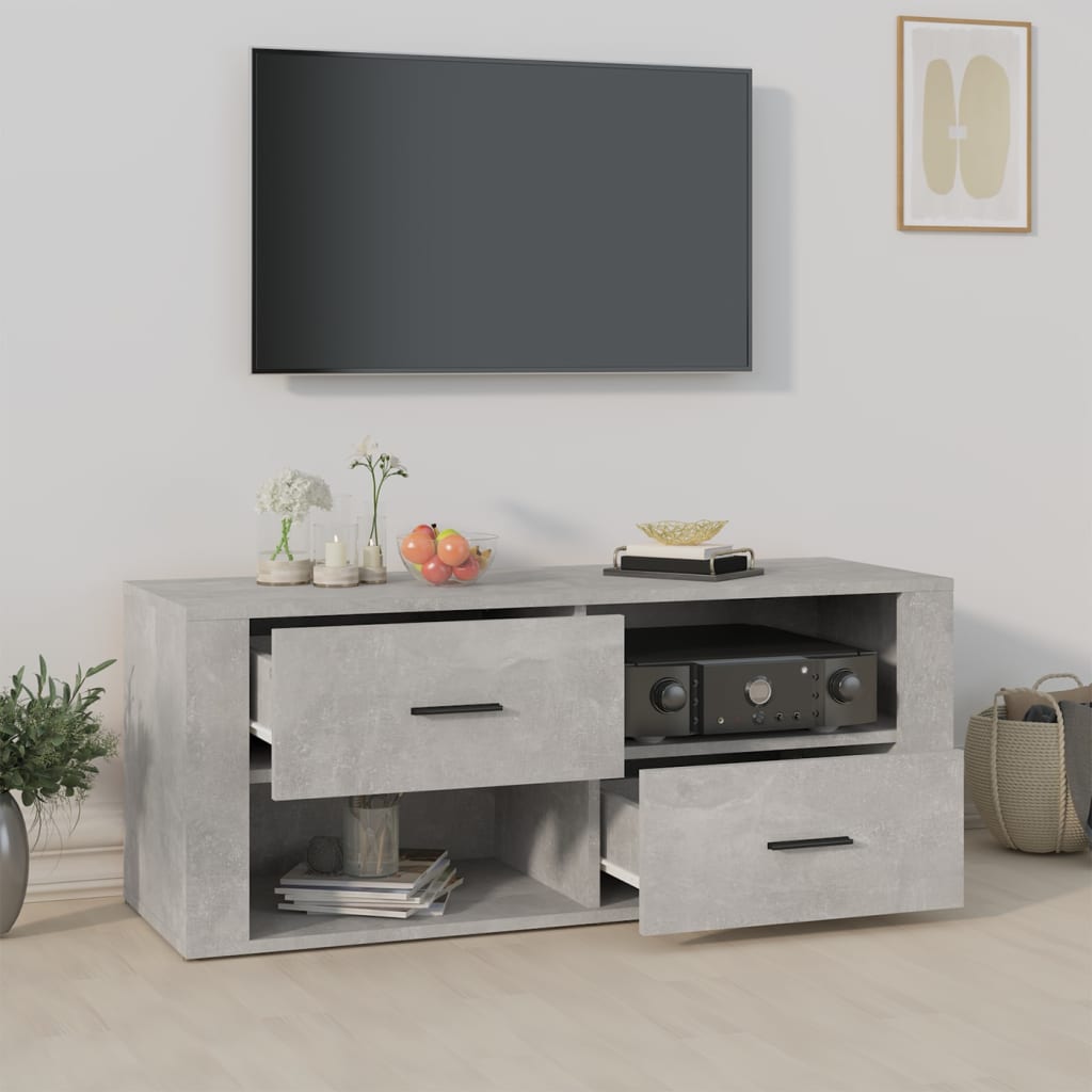 Tv-meubel 100x35x40 cm bewerkt hout