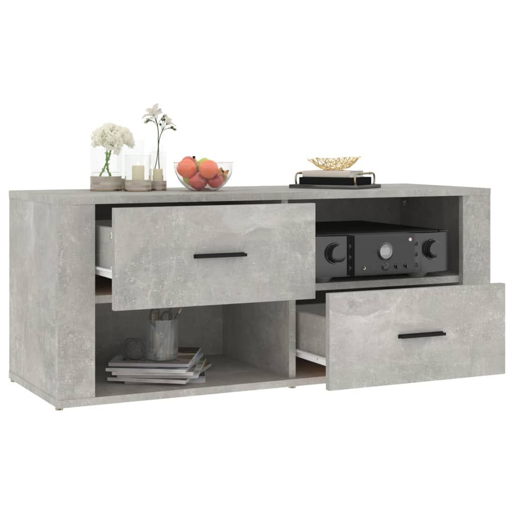 Tv-meubel 100x35x40 cm bewerkt hout