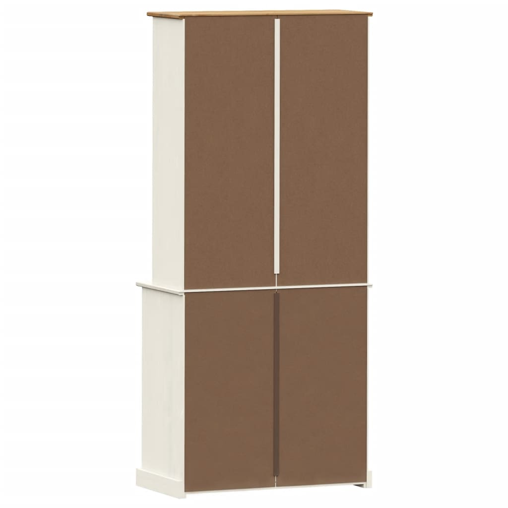 Hoge kast VIGO 78x40x175 cm massief grenenhout