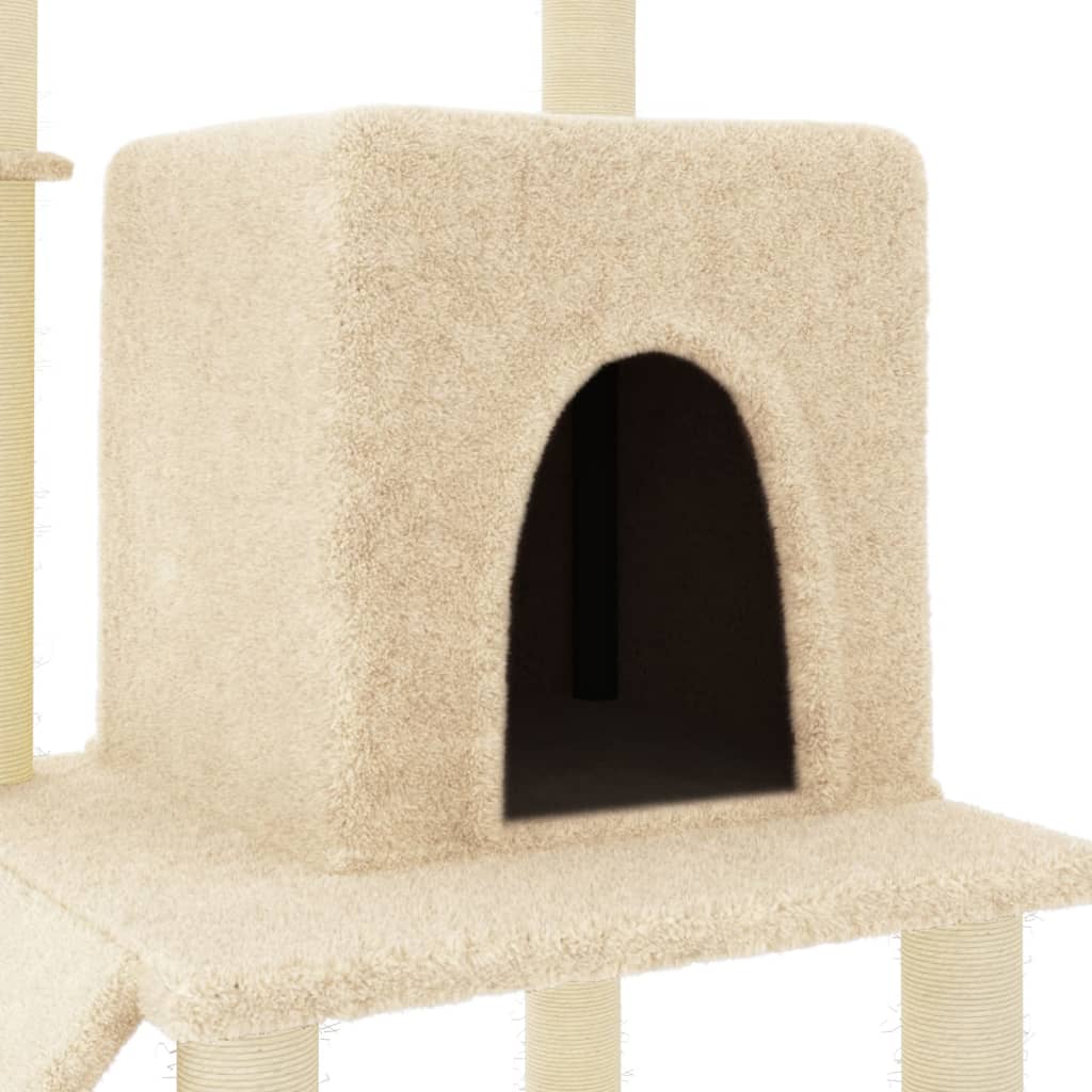 Kattenmeubel met sisal krabpalen 96,5 cm