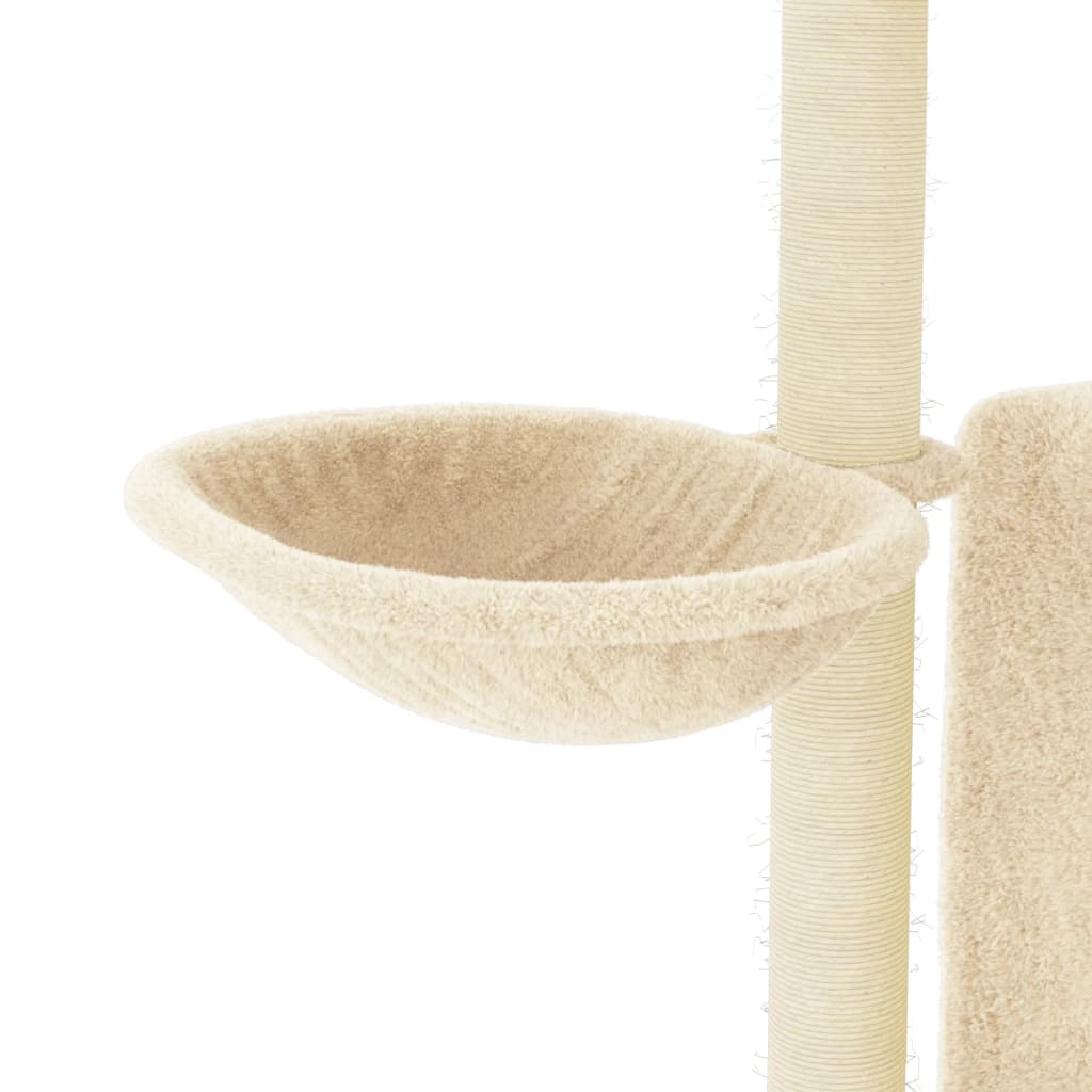 Kattenmeubel met sisal krabpalen 96,5 cm