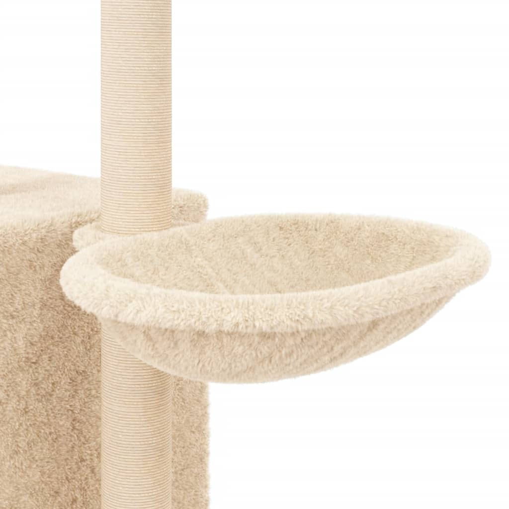 Kattenmeubel met sisal krabpalen 145 cm