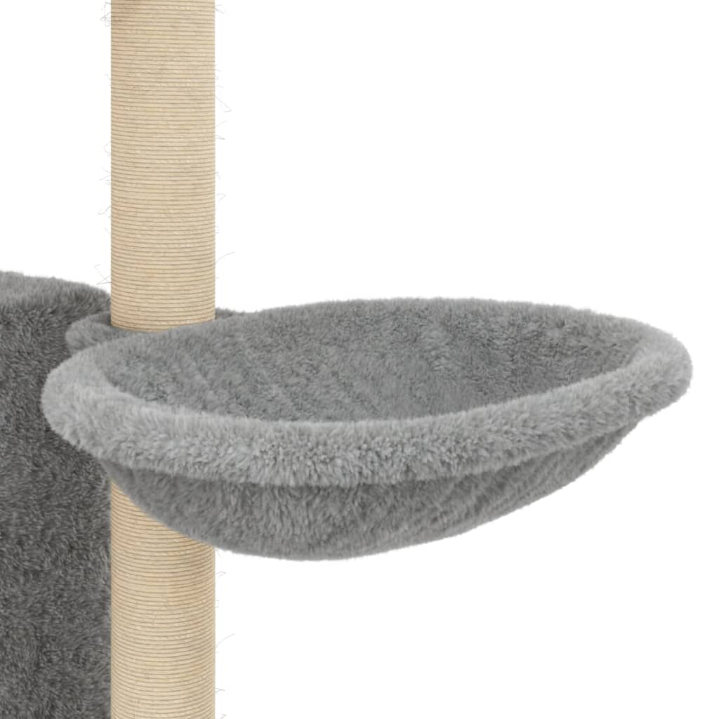 Kattenmeubel met sisal krabpalen 131 cm