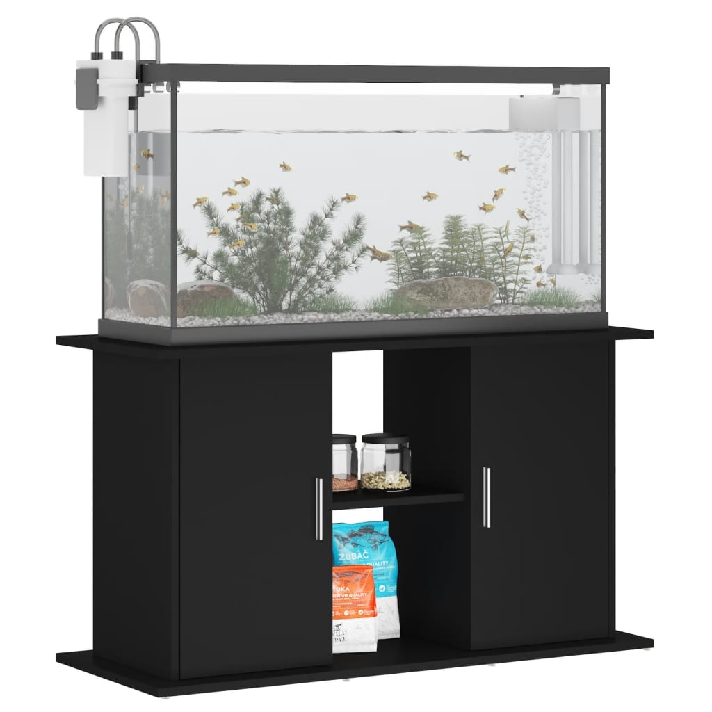 Aquariumstandaard 101x41x58 cm bewerkt hout eikenkleurig