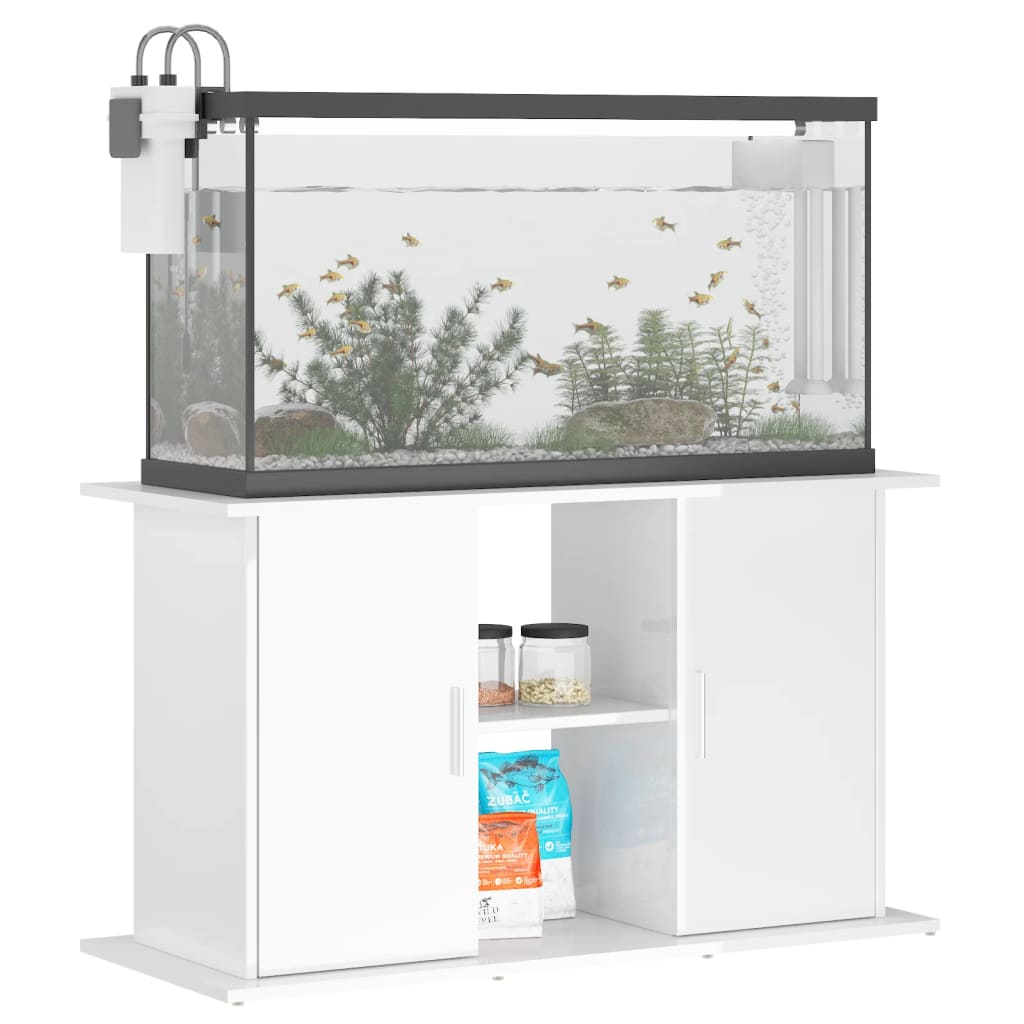 Aquariumstandaard 101x41x58 cm bewerkt hout eikenkleurig