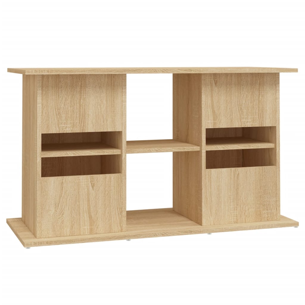 Aquariumstandaard 101x41x58 cm bewerkt hout eikenkleurig