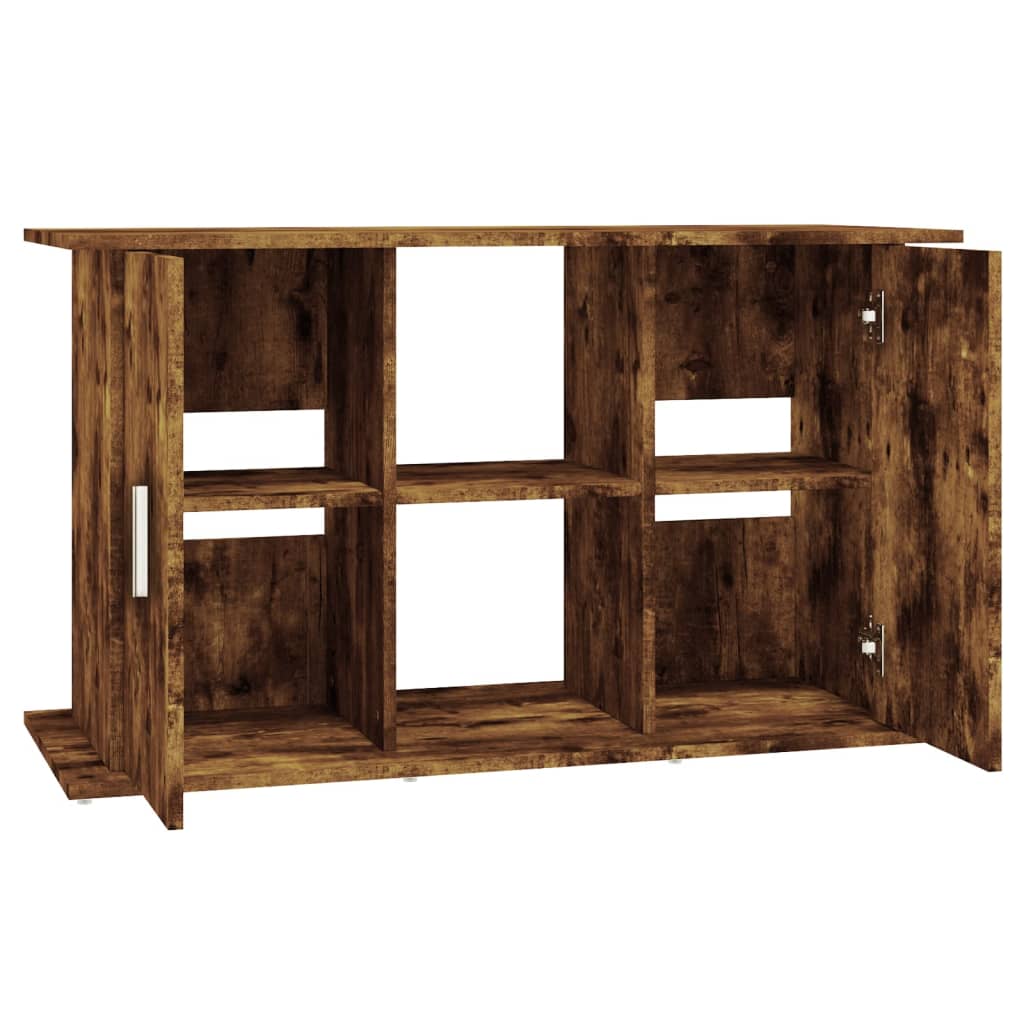 Aquariumstandaard 101x41x58 cm bewerkt hout eikenkleurig