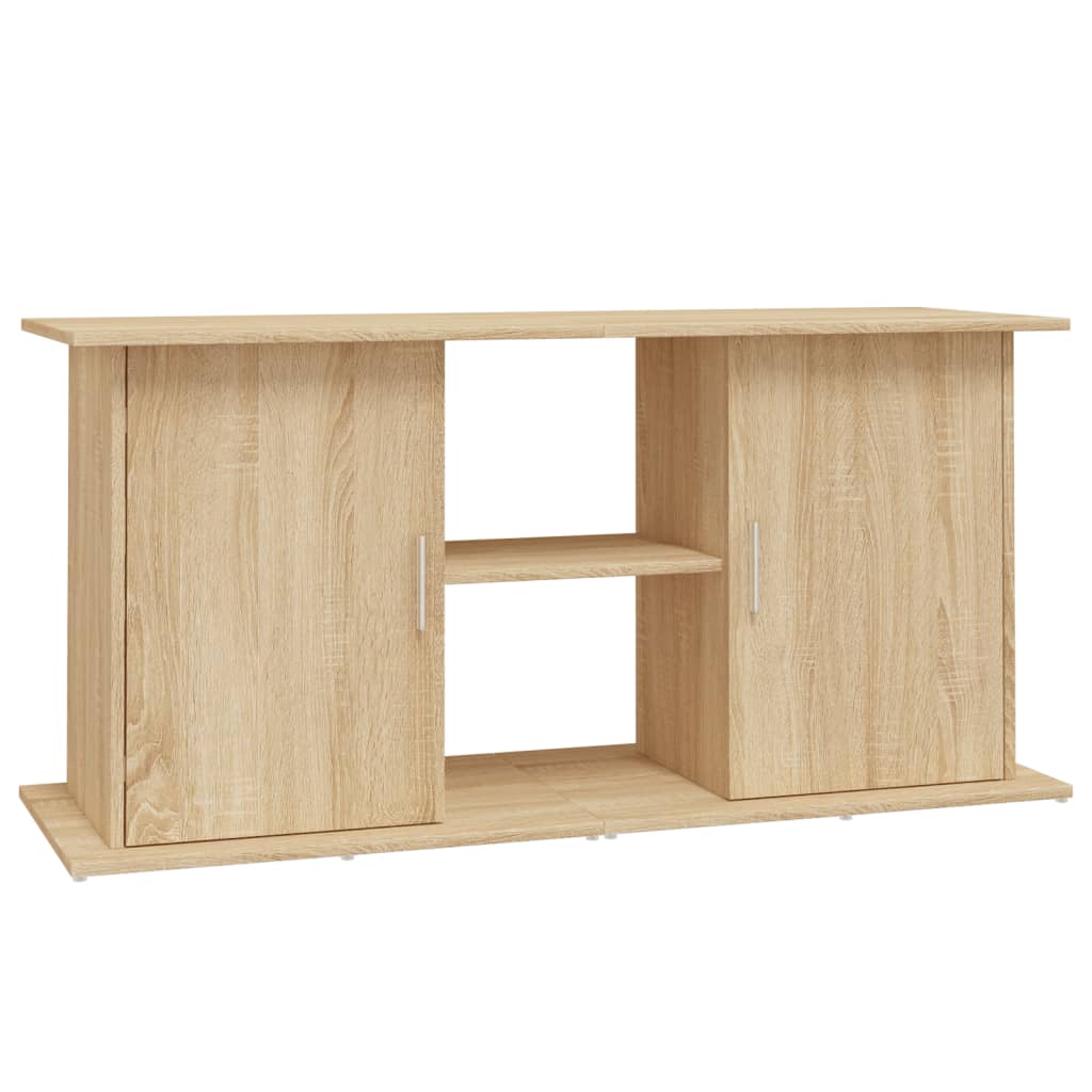 Aquariumstandaard 101x41x58 cm bewerkt hout eikenkleurig