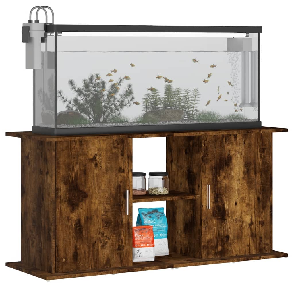 Aquariumstandaard 101x41x58 cm bewerkt hout eikenkleurig