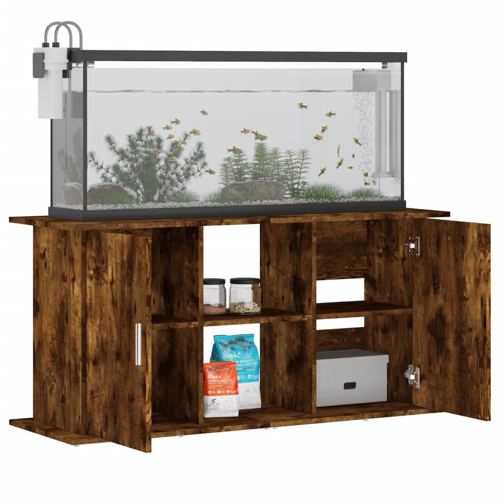 Aquariumstandaard 101x41x58 cm bewerkt hout eikenkleurig