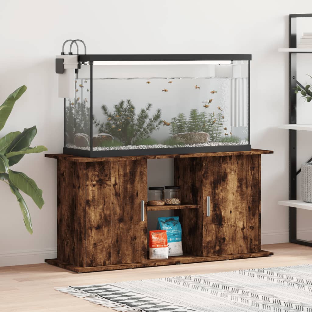 Aquariumstandaard 101x41x58 cm bewerkt hout eikenkleurig