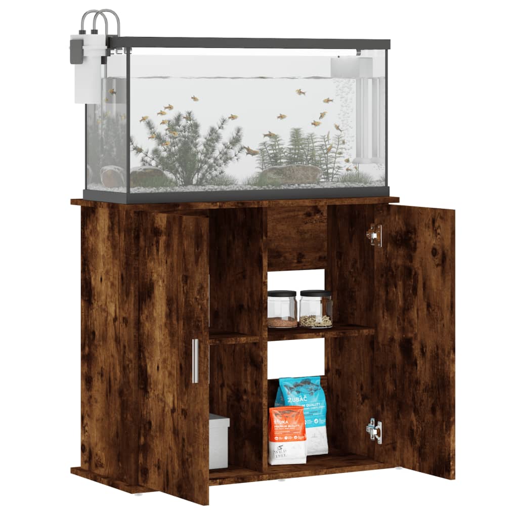 Aquariumstandaard 81x36x73 cm bewerkt hout