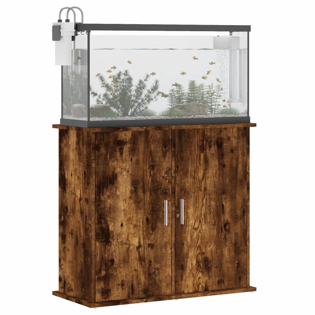 Aquariumstandaard 81x36x73 cm bewerkt hout