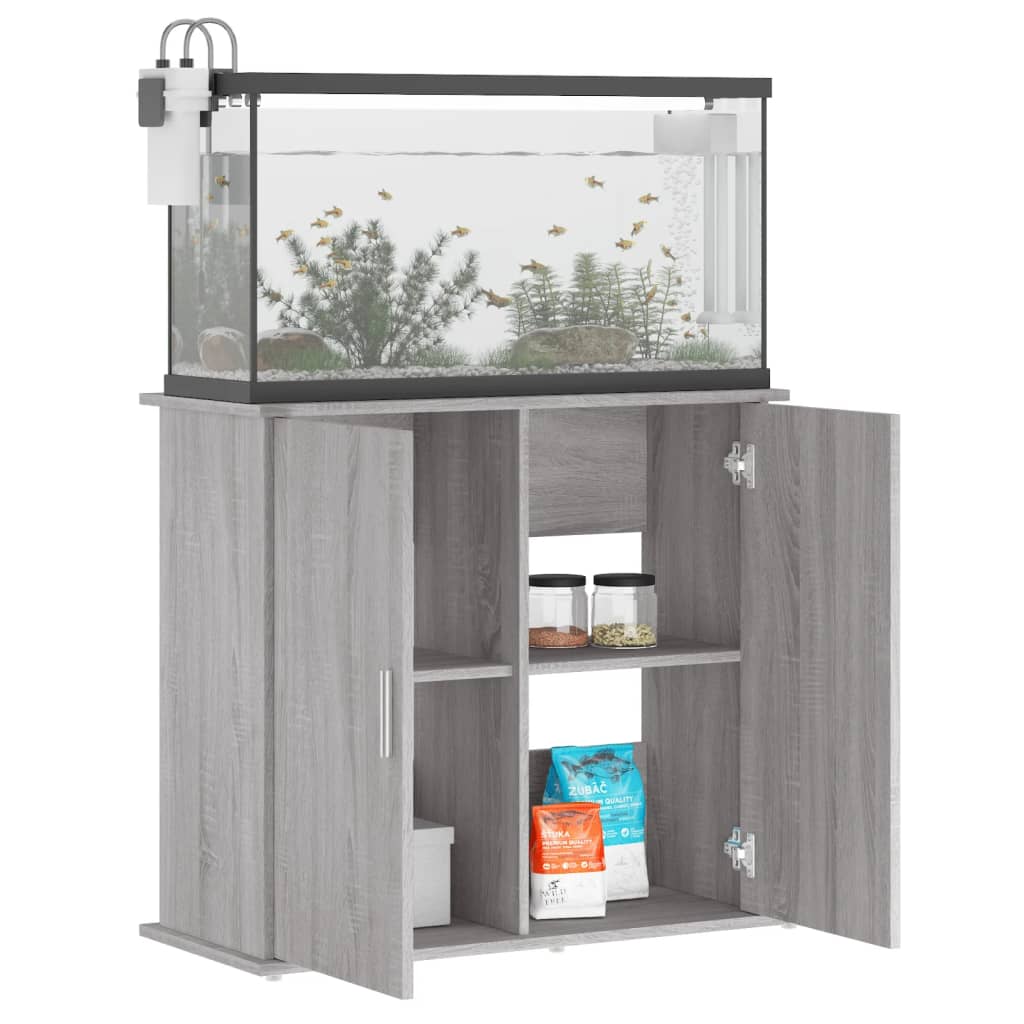 Aquariumstandaard 81x36x73 cm bewerkt hout