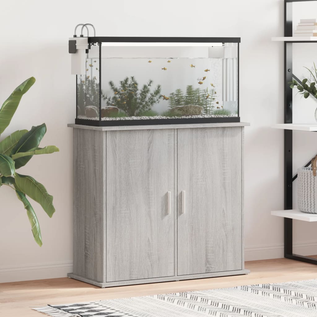 Aquariumstandaard 81x36x73 cm bewerkt hout