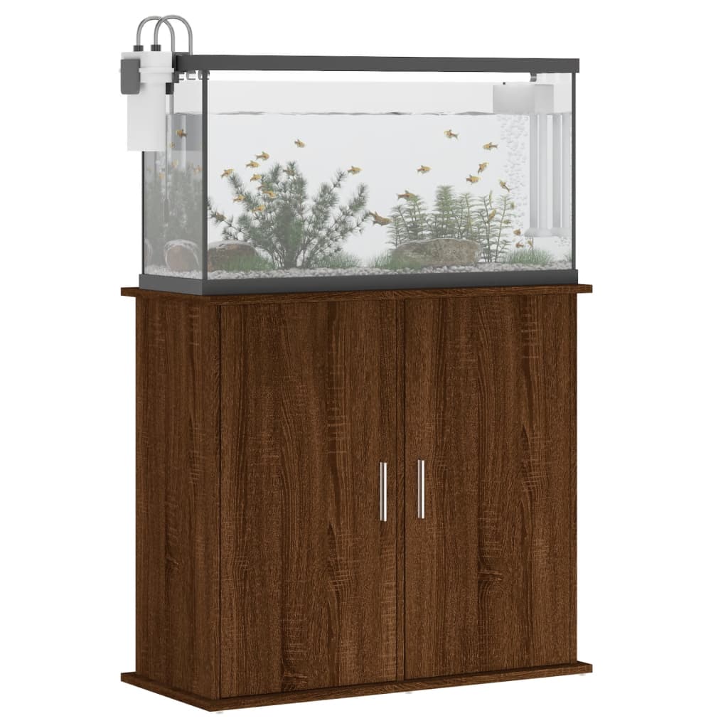 Aquariumstandaard 81x36x73 cm bewerkt hout