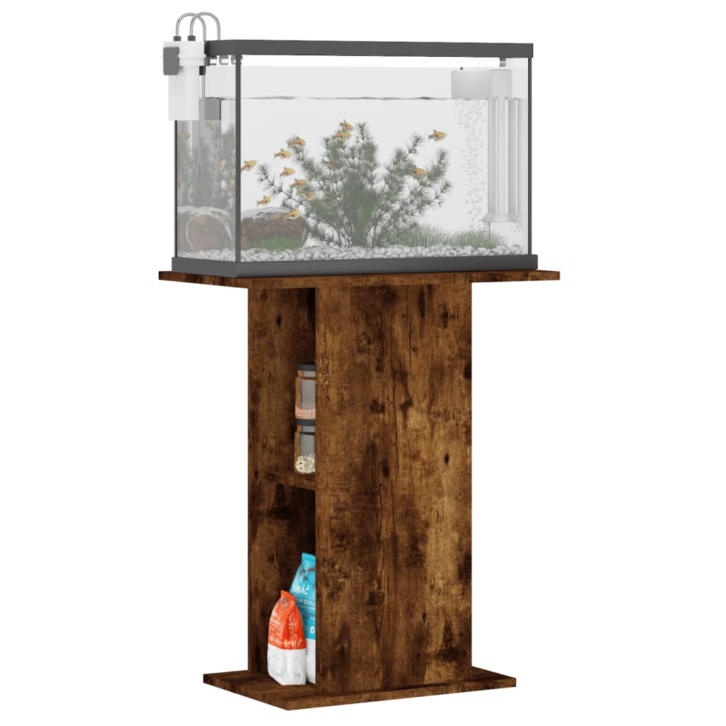 Aquariumstandaard 60,5x36x72,5 cm bewerkt hout