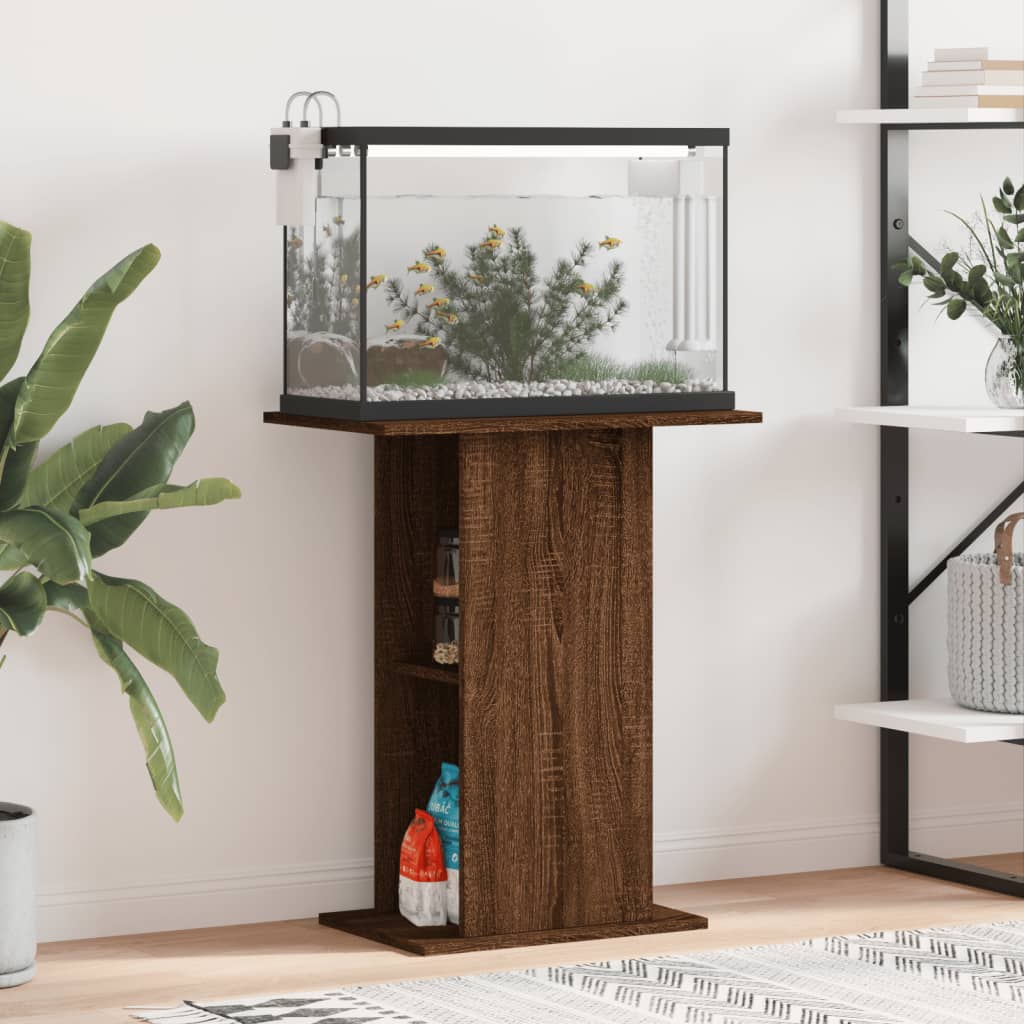 Aquariumstandaard 60,5x36x72,5 cm bewerkt hout