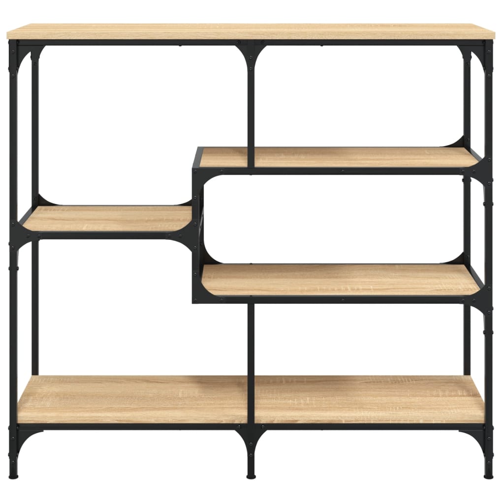 Wandtafel 103x32x95 cm bewerkt hout eikenkleurig