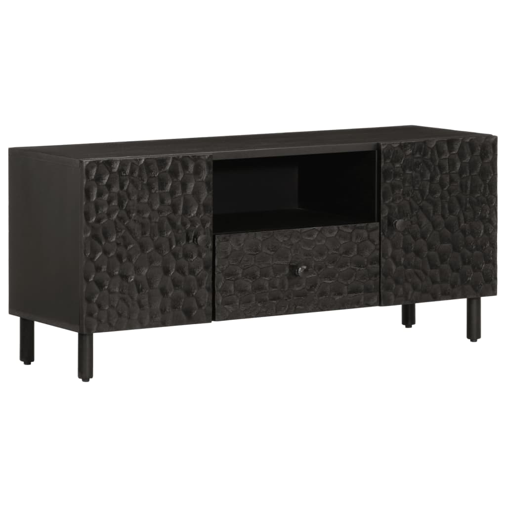 Tv-meubel 105x33x46cm massief mangohout