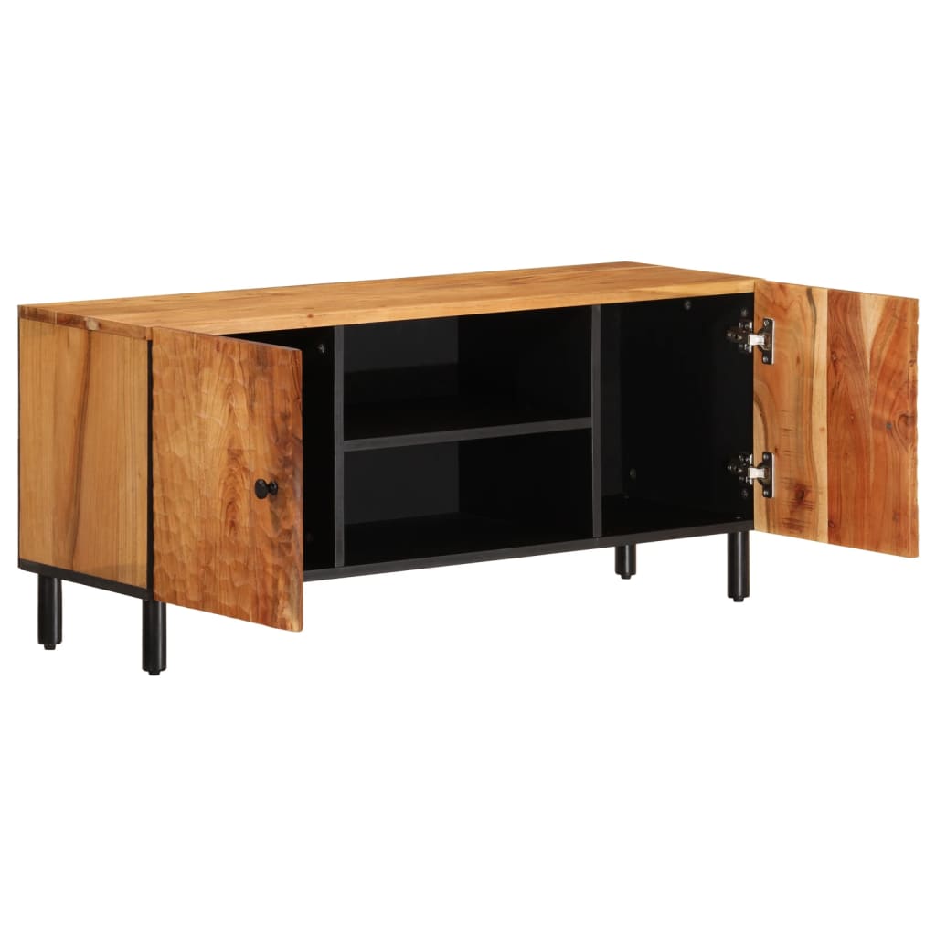 Tv-meubel 105x33x46 cm massief mangohout