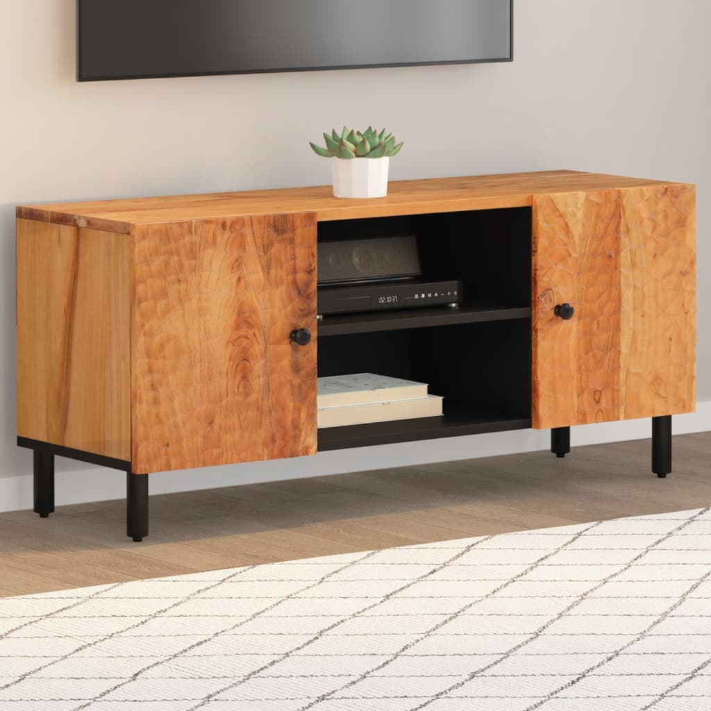 Tv-meubel 105x33x46 cm massief mangohout