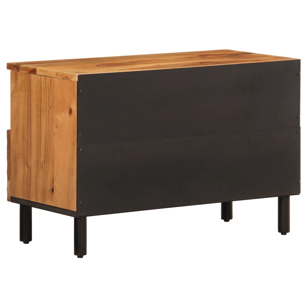 Tv-meubel 70x33x46 cm massief mangohout