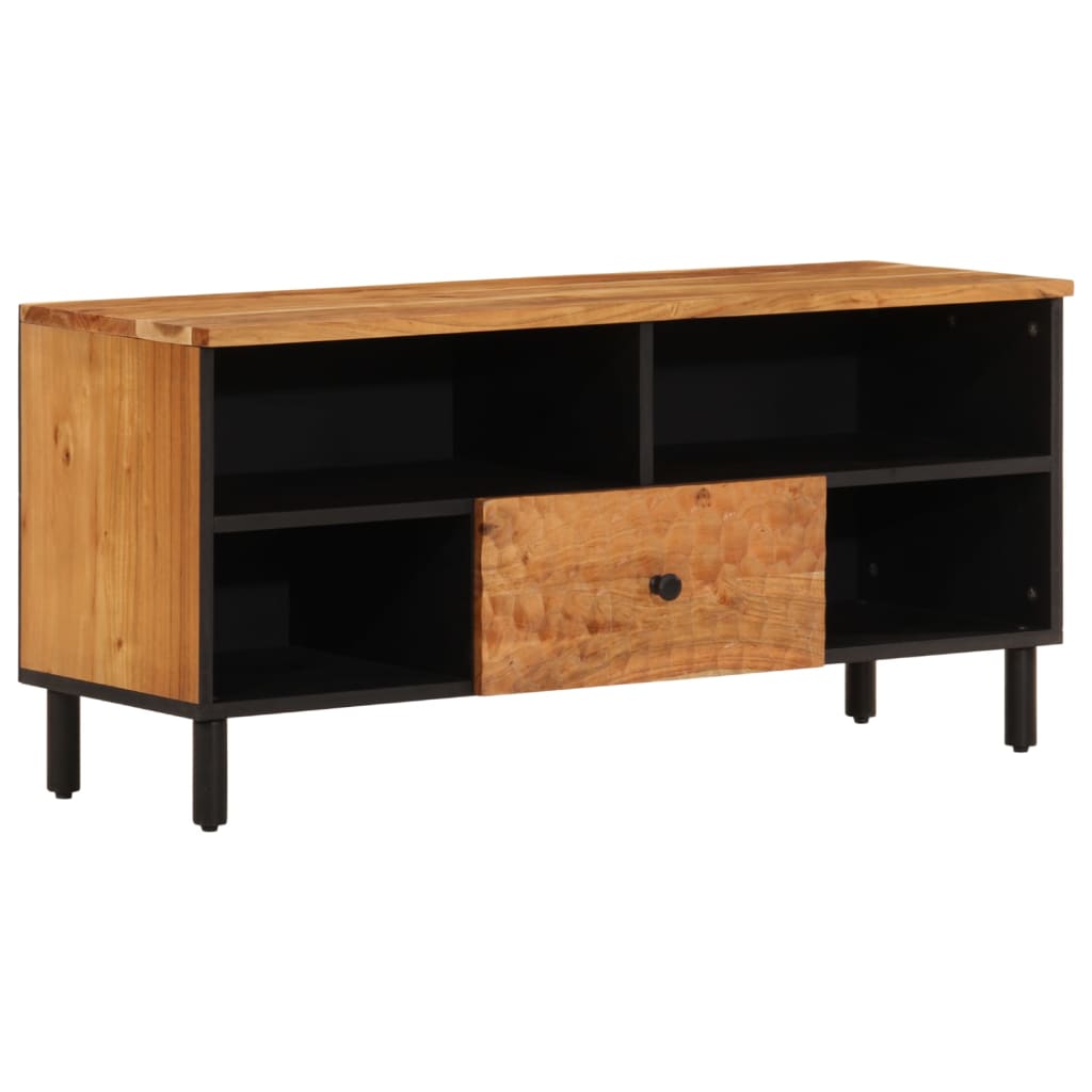 Tv-meubel 100x33x46 cm massief mangohout