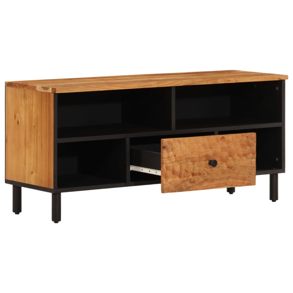 Tv-meubel 100x33x46 cm massief mangohout