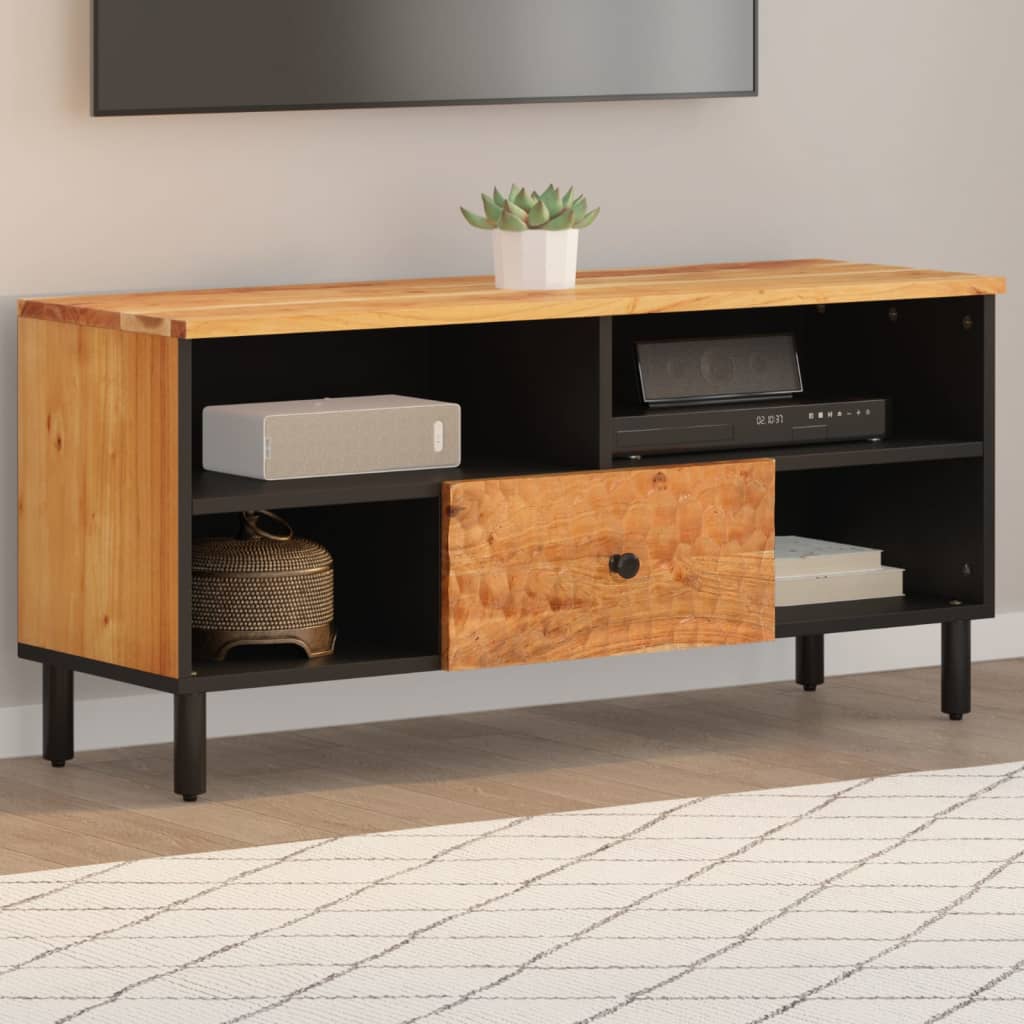 Tv-meubel 100x33x46 cm massief mangohout