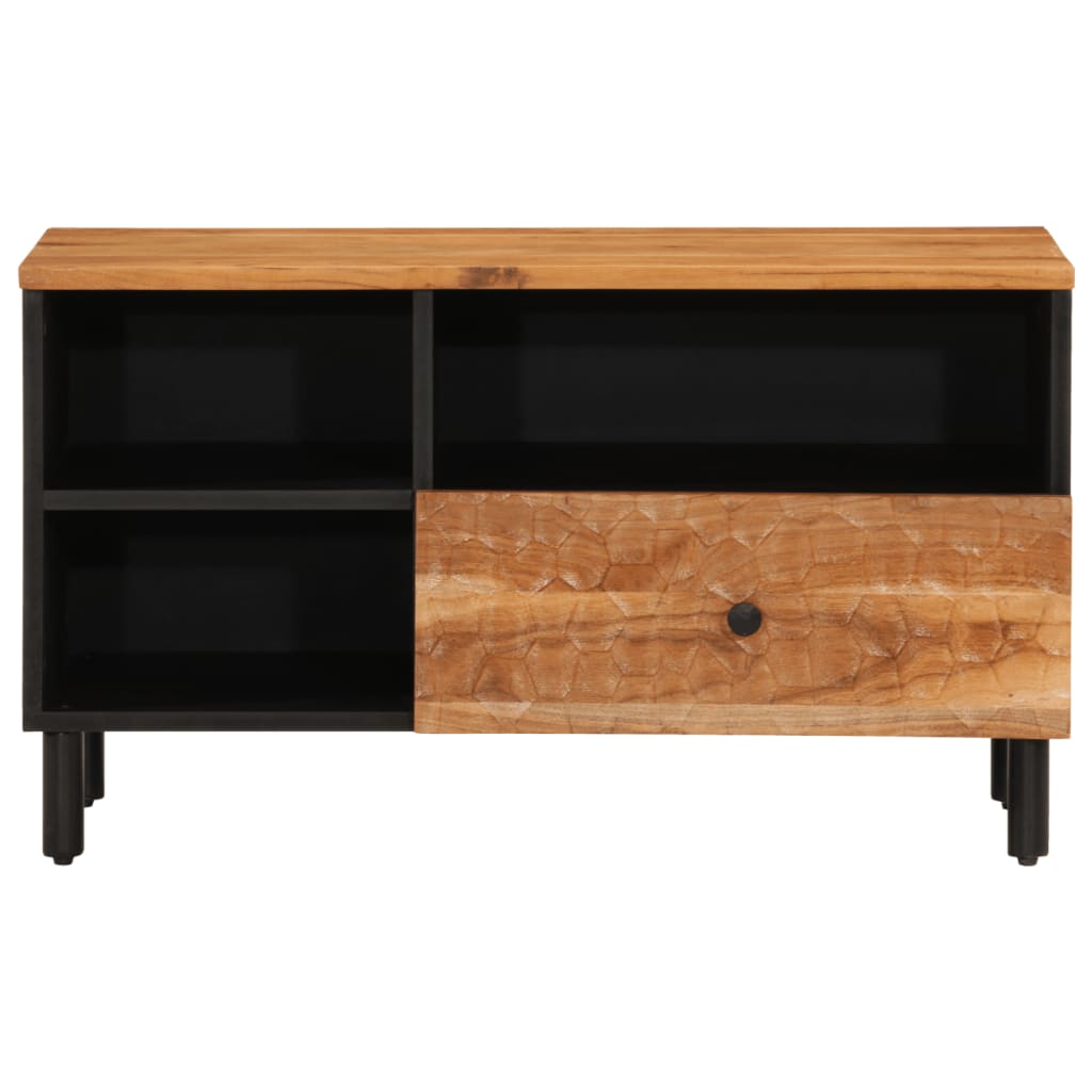 Tv-meubel 80x33x46 cm massief mangohout