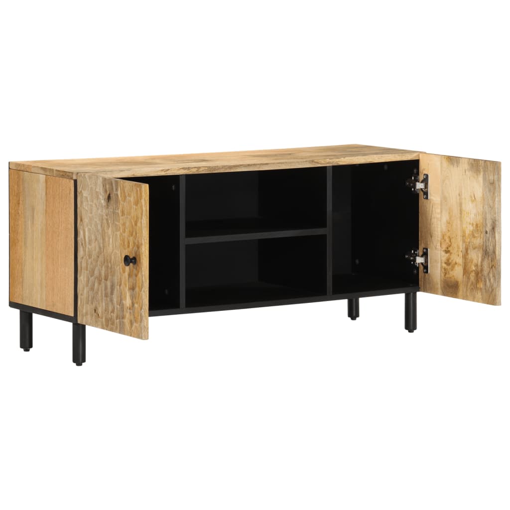 Tv-meubel 105x33x46 cm massief mangohout