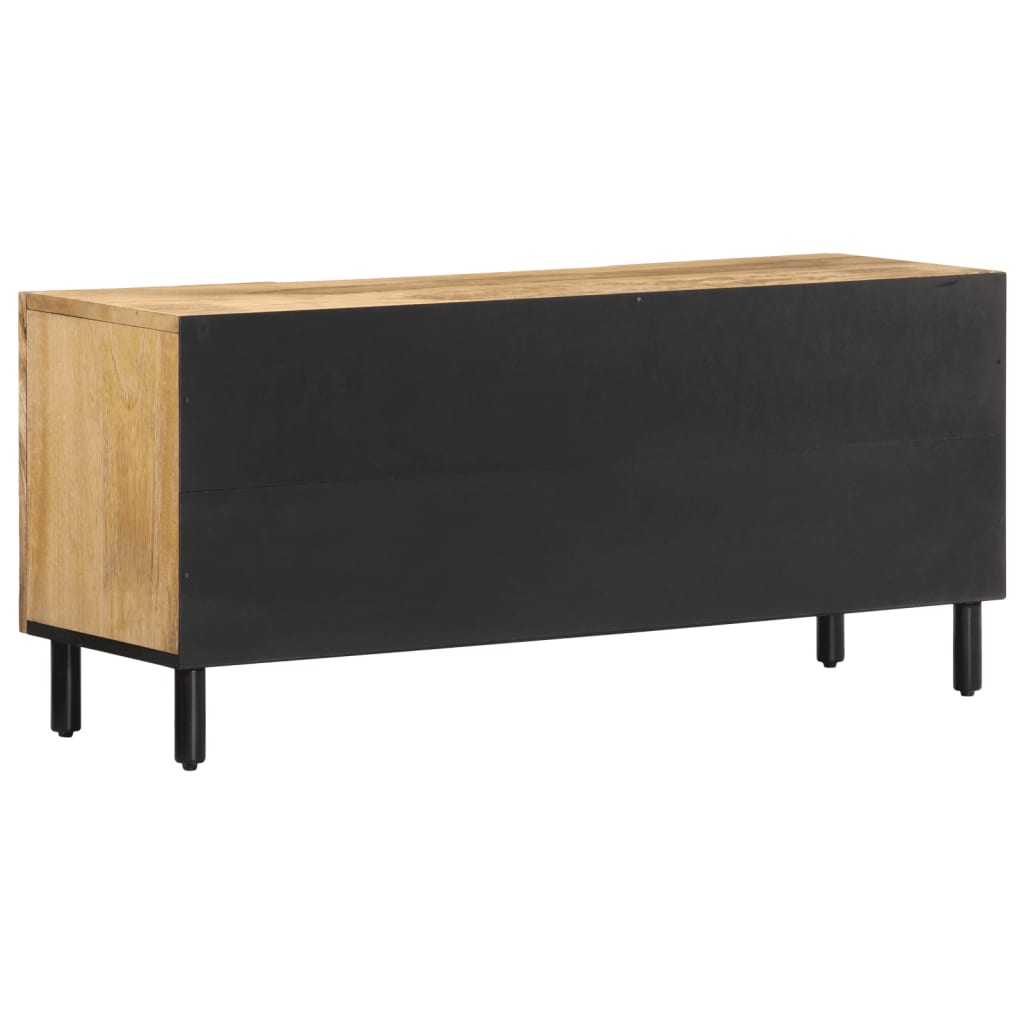 Tv-meubel 105x33x46cm massief mangohout