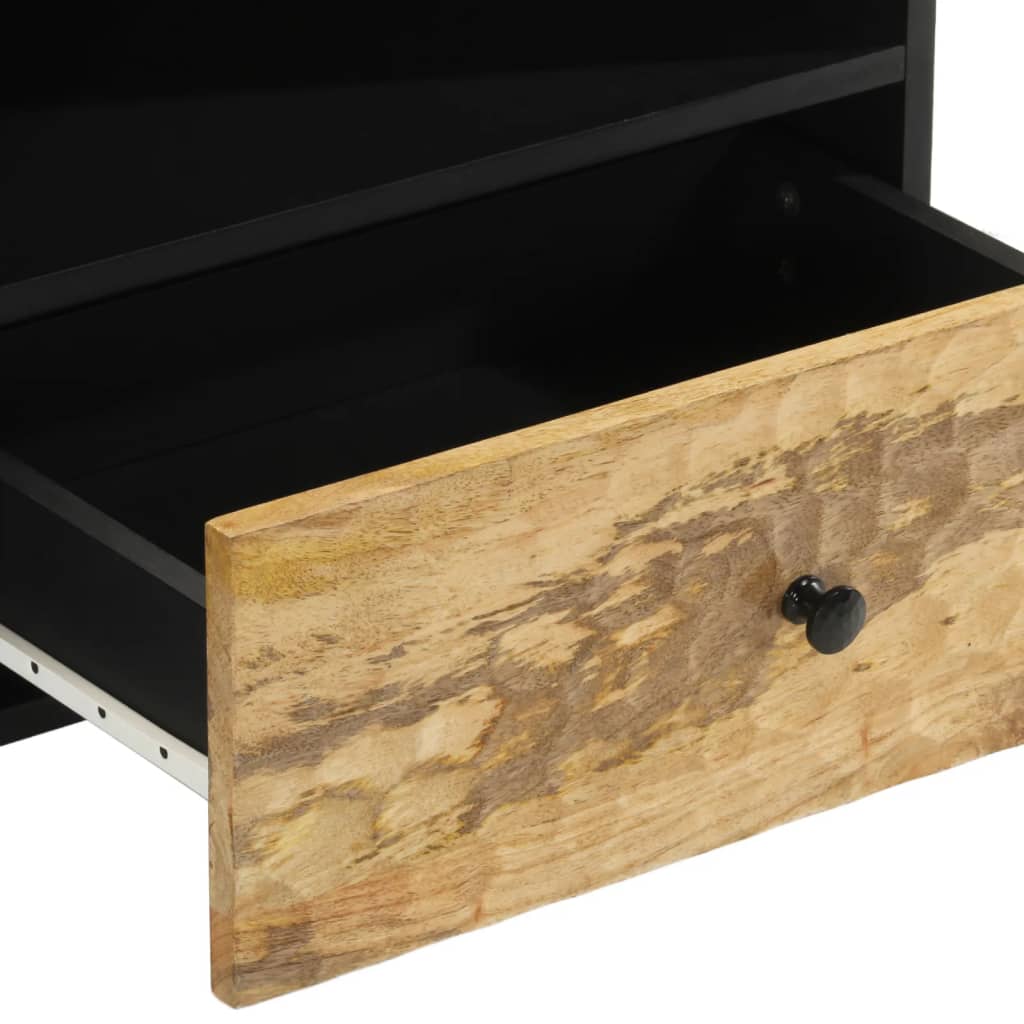 Tv-meubel 80x33x46 cm massief mangohout