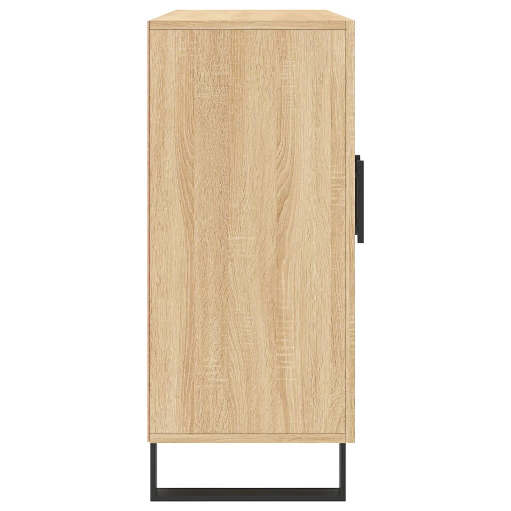 Dressoir 90x34x80 cm bewerkt hout