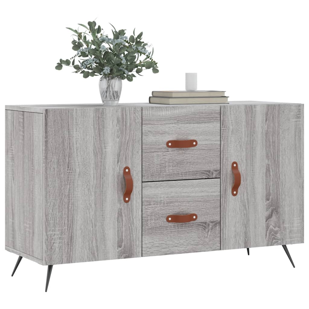 Dressoir 100x36x60 cm bewerkt hout eikenkleurig