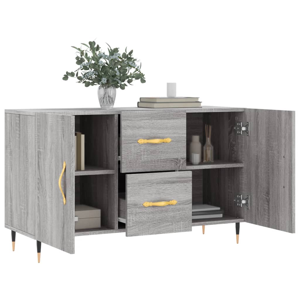 Dressoir 100x36x60 cm bewerkt hout