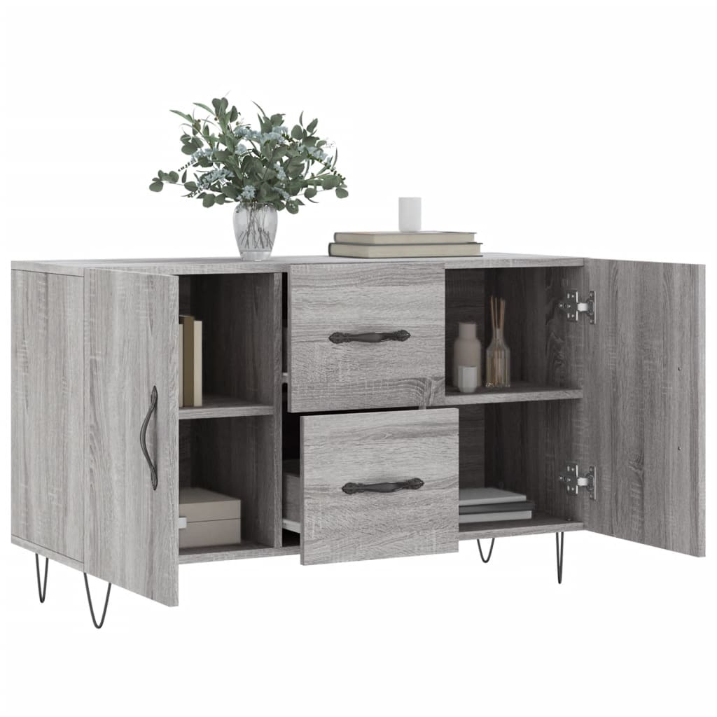 Dressoir 100x36x60 cm bewerkt hout