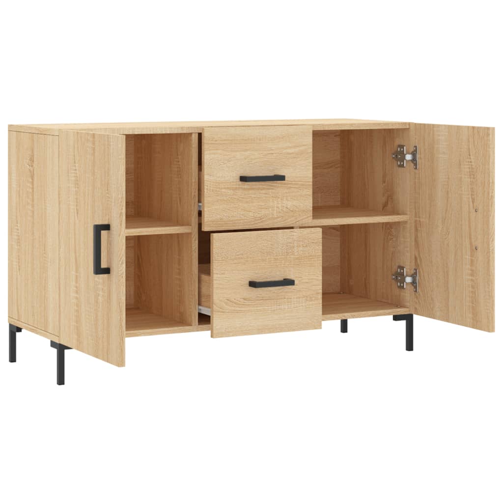 Dressoir 100x36x60 cm bewerkt hout