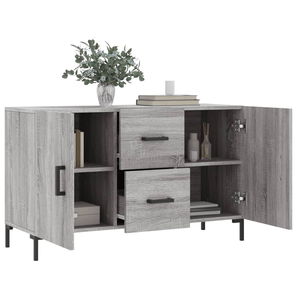 Dressoir 100x36x60 cm bewerkt hout