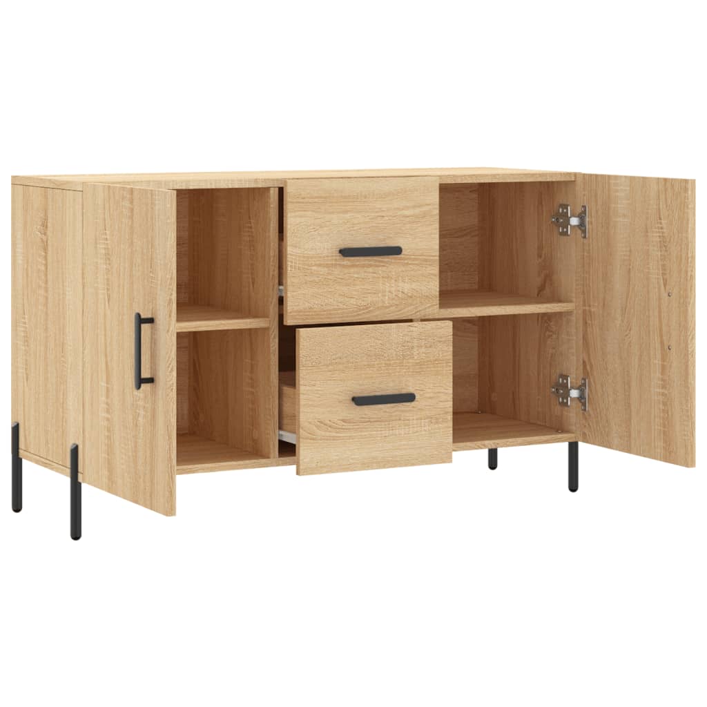 Dressoir 100x36x60 cm bewerkt hout