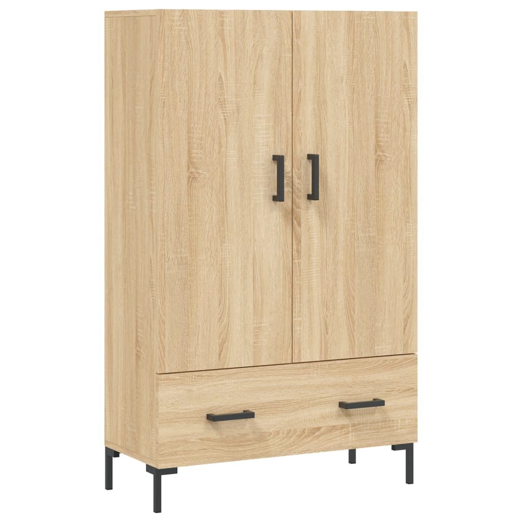 Hoge kast 69,5x31x115 cm bewerkt hout