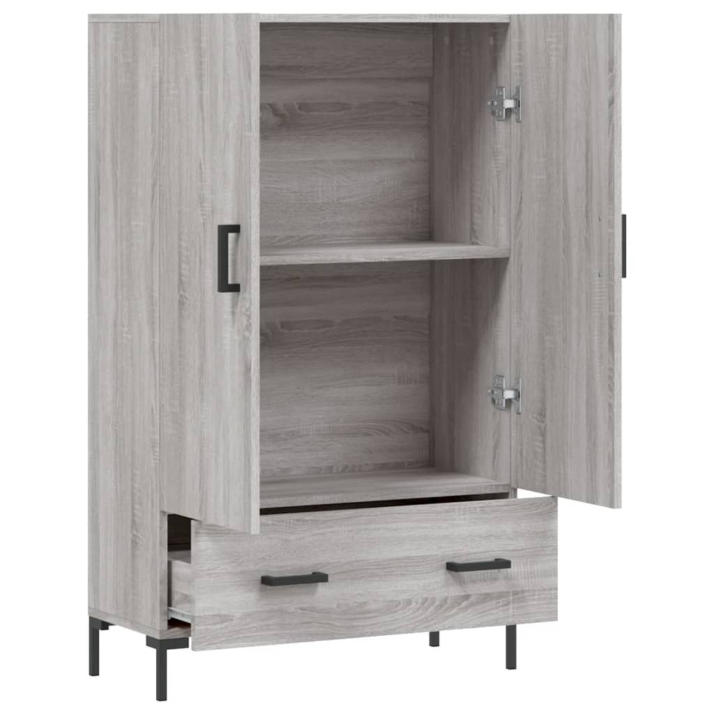 Hoge kast 69,5x31x115 cm bewerkt hout