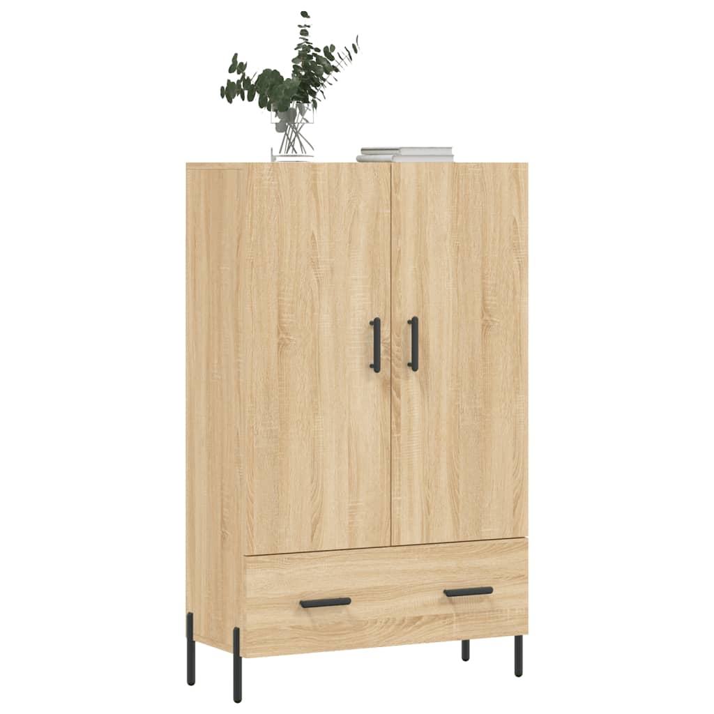 Hoge kast 69,5x31x115 cm bewerkt hout