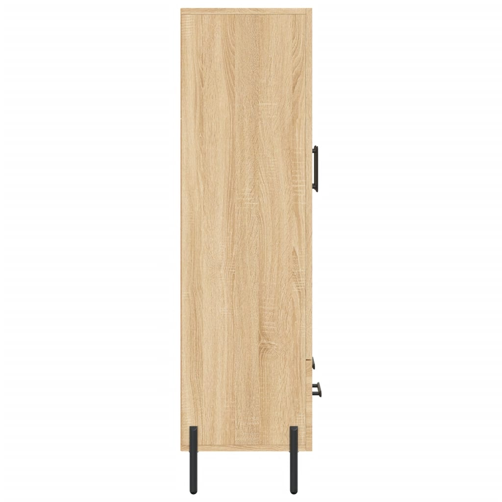 Hoge kast 69,5x31x115 cm bewerkt hout