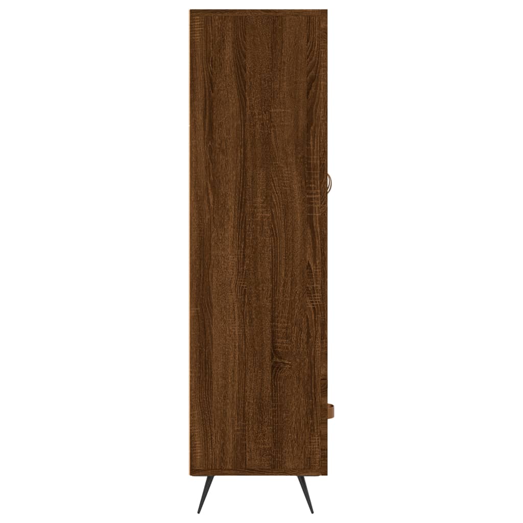 Hoge kast 69,5x31x115 cm bewerkt hout